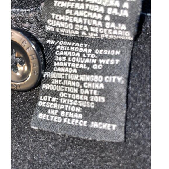 IKE BEHAR Double Breasted Plaid Coat in Soft Fleece - Women's Size M - Cozy! - Picture 11 of 12